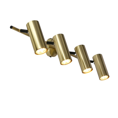 Applique murale/plafonnier en laiton 4x15W Colly 94-01740