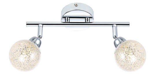 Applique bande 2X4W LED G9 chrome KALEIDOSCOPE 92-61560