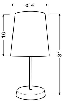 Kindertischlampe Girl 41-63038