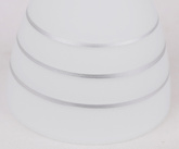 Chrom-Wandleuchte mit kristallweißem Lampenschirm Simpli Candellux 21-64288