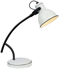 Table lamp white black slanted Zumba 41-72085