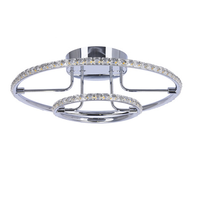 Plafoniera rotunda LED crom plafon 36W 3000K Adel Candellux 98-69634