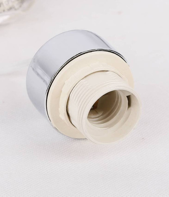 Lampă de tavan argintiu cu abajur de sticlă 5x60W Libano Candellux 35-51813