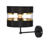 Lampa Andy abat negru 1X40W E27 abajur 21-06134