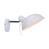 Wall lamp sconce 1X40W E14 white DURIO 21-51448