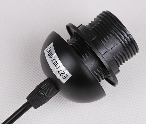 Lampe suspendue 3xE27 35cm noir/marron Bistro 33-00576