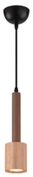 Lampe suspendue 1xGU10 lumière café + bois TANTAL 31-58775