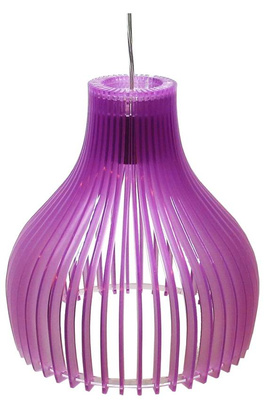 Plafonnier suspendu 1X60W E27 violet BUREN 31-50314