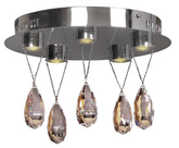Prisma 98-25722 LED crystal chrome ceiling lamp