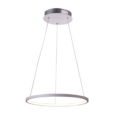 Lampă suspendată cu inel alb LED rotund 18W 4000K Lune Candellux 31-64639  