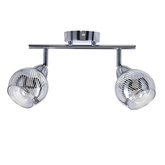 Applique bande 2X10W E14 LED chrome FORT 92-62819