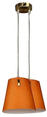 Hängelampe Patinaglas 2xE14 165cm Muscat 32-03648