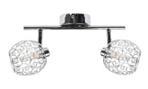 Lampa sufitowa Horus listwa regulowana 2-punktowa do kuchni metalowa