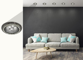 Ceiling Fixture Candellux Soc-03 Bk Gu10 50W 230V Ceiling Fixture Fixed Round Cast