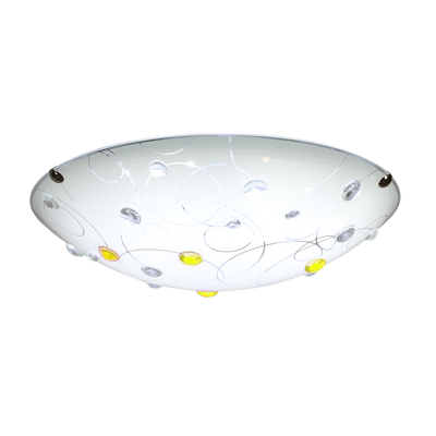 plafoniera flock plafon 30 1x60w E27 chihlimbar