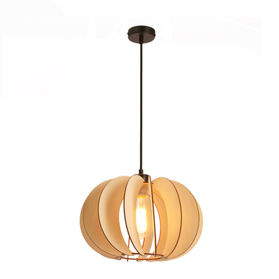 ECO 2 HANGING LAMP 1X40 E27 WOODEN SHADE