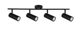 Schwarzer Wand-/Deckenlampenspot 4x15W Colly 94-01641