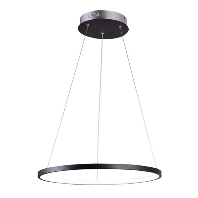 Hanging lamp LED 18W ring round black black 29cm Lune 31-64653