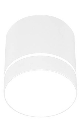 Plafonnier apparent blanc 15W tube GU10 Candellux 2282770