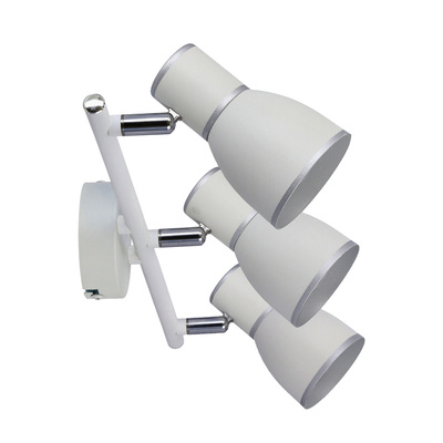 Applique bande 3X40W E14 blanc/chrome 93-63403