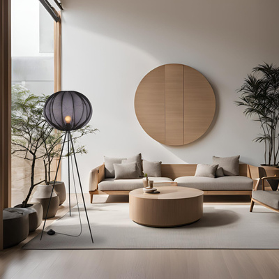 MELLOW floor lamp black 1x40W E27 lampshade 52 black ball 51-41944