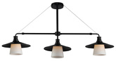 Plafoniera suspendata neagra mat 3x60W Loft Candellux 33-43115