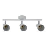 Bandă de perete 3X40W E14 alb/crom 93-63403