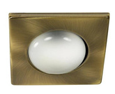 Quadratische Deckenleuchte aus Messing OZS-05 2276403