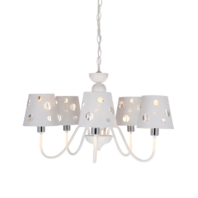 Suspension lustre blanc 5xE14 Batley Ledea 50205110