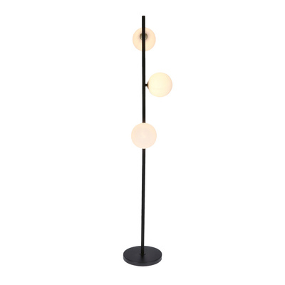 Lampadaire noir + or Kama 53-01238