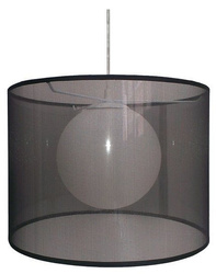 Lampa wisząca z abażurem Chicago nowoczesna pojedyncza do salonu