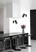 Black moving spotlight 1xGU10 spot Colly 91-01658