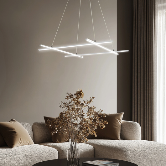 Hanging lamp silver adjustable LED 40W 4000K Andros Apeti A0020-340