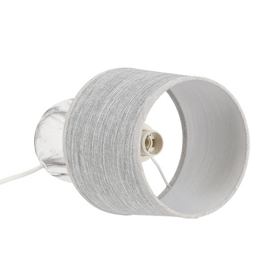 Lampe de table Adelina marbre + abat-jour gris gris 41-24381