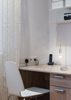 Graue Tischleuchte aus Metall Laren Ledea 50501196