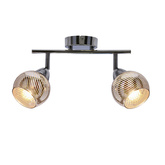 Bandă de perete 2X10W E14 LED crom FORT 92-62819