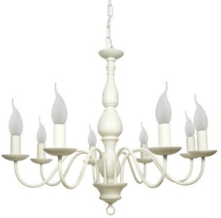 Hanging lamp cream 8xE14 Bellagio 38-96510