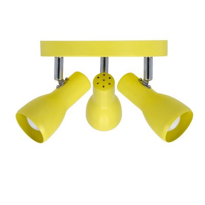 Plafonnier orientable moutarde 3xE14 Picardo 98-52414
