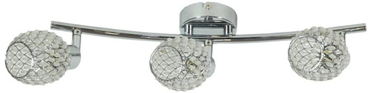 Wandleuchte Candellux klar 93-09913 G9-Streifen transparent