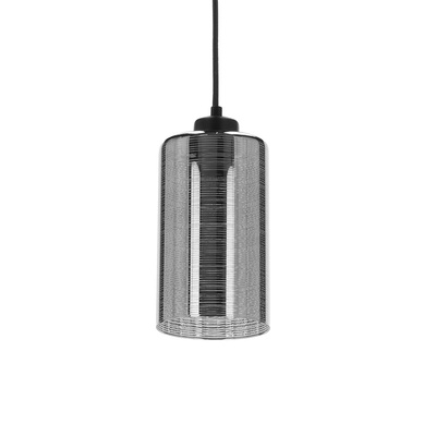 Plafonnier suspendu verre chromé 1xE27 Cox Candellux 31-53862