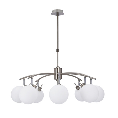 Lampa suspendata Ghost satinata 8x40w g9 abajur alb 38-14764