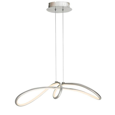 Suspension réglable argentée LED 38W 4000K Slash Candellux 31-69887