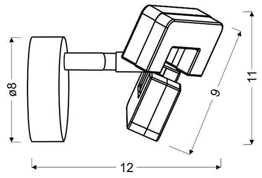 Aplica de perete Aplică LED crom Mort 91-67487