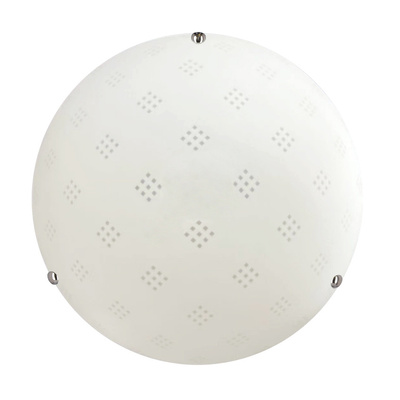 SCORDIA LAMPE SUSPENDUE CHROME BLANC+LAMPE ARGENT