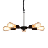 Sparta hanging lamp black 5X60W E27 35-09388