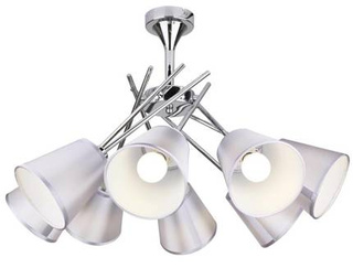 Adjustable chrome ceiling lamp 8 Vox 38-70647