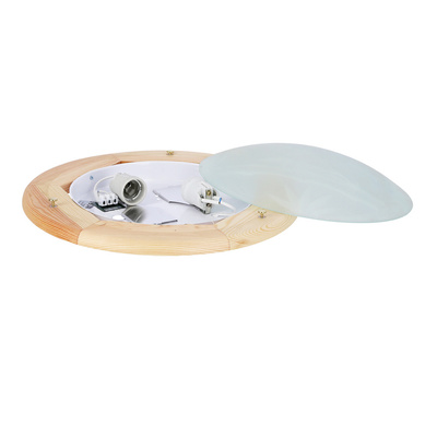 Plafoniera Candellux Bamboo 14-06653 Plafon Lemn Standard 2X60 W E27 Pin