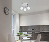 Lampa sufitowa Rico oprawa LED 3-punktowa do salonu metalowa
