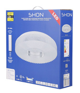 Acrylic ceiling lamp LED 24W variable color brightness + remote control Shon 14-75314