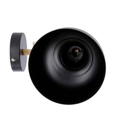 Applique noire / lampe réglable en bois E27 40W Reno 21-76748